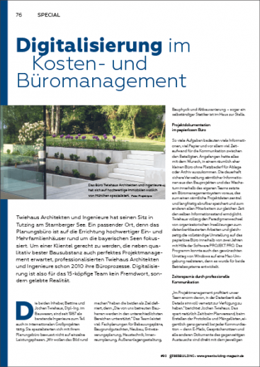greenBUILDING: Digitalisierung im Kosten- und Büromanagement S.76